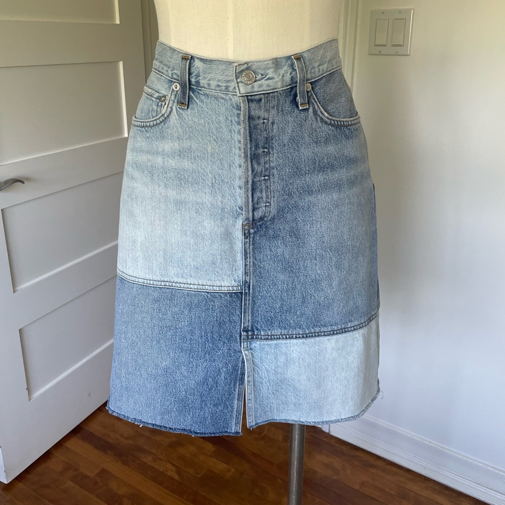 Agolde denim skirt